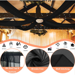 Tela de Tul Personalizada para Decoración de Techos en Hoteles, Banquetes, Bodas, Escenarios y Eventos, Alquiler y Suministro - Product Image 5