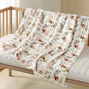 Bas prix bébé serviette de bain 6 couches coton gaze peignée doux doux pour la peau bébé <span class=keywords><strong>Bover</strong></span> couverture pour nouveau-né bébé enfants - Product Image 4