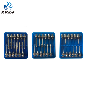 KD402 penggunaan dokter hewan besi tahan karat Luer Lock <span class=keywords><strong>18</strong></span> <span class=keywords><strong>Gauge</strong></span> jarum vaksin untuk jarum suntik - Product Image 5
