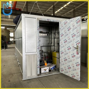 Station d'épuration des eaux usées MBR intégrée en conteneur en acier au carbone peint anticorrosion pour hôtel de station balnéaire côtière - Product Image 3