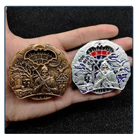 Nouveau luxe Double face en relief Dragon Roulette D4 D12 D8 D10 D6 D20 RPG dés métal Fidget Spinner mdn dés avec boîte gratuite