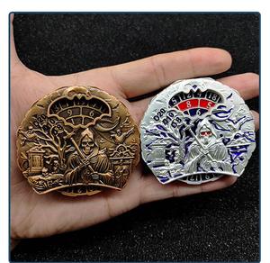 Nouveau luxe Double face en relief Dragon <span class=keywords><strong>Roulette</strong></span> D4 D12 D8 D10 D6 D20 RPG dés métal Fidget Spinner mdn dés avec boîte gratuite - Product Image 6