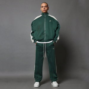 <span class=keywords><strong>Tuta</strong></span> Sportiva da <span class=keywords><strong>Uomo</strong></span> in Cotone Traspirante di Alta Qualità, Stile Vintage, Tinta Unita, Adatta per l'Inverno - Product Image 1