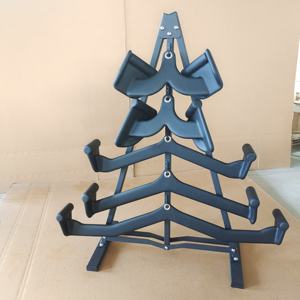 Accesorio de tracción LAT <span class=keywords><strong>para</strong></span> gimnasio en casa, entrenamiento de fuerza de barra de tríceps en la espalda, empuñaduras de mango, ejercicios de <span class=keywords><strong>prensa</strong></span> hacia abajo - Product Image 2