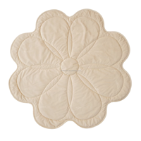 Alas Main Bayi Empuk Nyaman Awet Berbahan Minky Bordir Quilted Motif Bunga Kecil untuk Waktu Bermain Balita