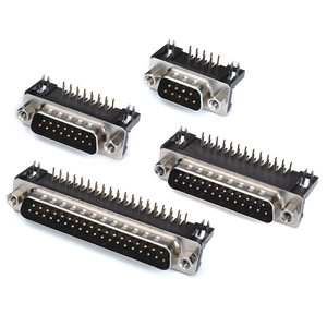 D-SUB 9Pin männliche Löt vordere genietete Mutter für Kabel, D-SUB 9Pin Stecker, DB 9P Stecker - Product Image 5