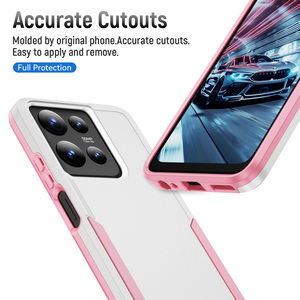 Étui de téléphone portable hybride robuste en TPU et PC, design simple, blocage de couleur, pour Google 10A, étui de protection pour téléphone - Product Image 4