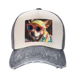 Imagen personalizada estilo americano gorra de béisbol de vaquero moda 6 paneles borde curvo Logotipo de goma sublimado letra impresa pequeña MOQ - Product Image 3