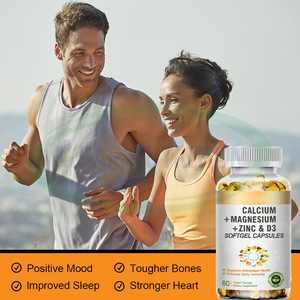 Suplemento alimenticio Cuidado saludable Vitamina D3 4000iu K2 Cápsulas de gelatina blanda Nutrientes esenciales Halal Zinc Vitamina D3 Vitamina K2 Cápsulas blandas - Product Image 3