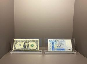 Clear Acrylic Currency <b>Display</b> <b>Case</b> Custom Size Dollar Bill Frame Ticket Photo for Protector - Product Image 3