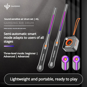 Batería Electrónica GAMSING A3 VS <span class=keywords><strong>AeroBand</strong></span> PocketDrum2 Plus, Baquetas para Batería Electrónica, Batería con Baquetas, Pedales, BT, 8 Sonidos - Product Image 2