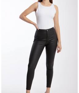 Yinope 2026 – Jean en denim <span class=keywords><strong>noir</strong></span> ciré coupe skinny pour <span class=keywords><strong>femme</strong></span>, en coton de haute qualité, élasticité quadridirectionnelle, style Amérique/Mexique - Product Image 4
