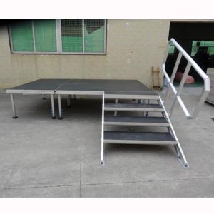 Scène extérieure pliable en aluminium avec montage facile et surface antidérapante pour spectacles portables - Product Image 2