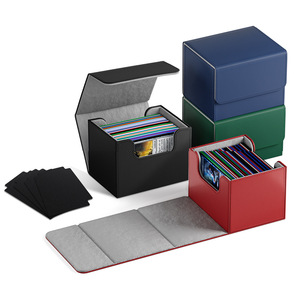 Boîte de rangement portable pour 100+ cartes <span class=keywords><strong>Yu</strong></span>-<span class=keywords><strong>Gi</strong></span>-<span class=keywords><strong>Oh</strong></span>, PTCG, Pokémon et autres cartes en papier - Product Image 1