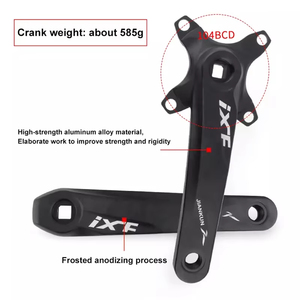 IXF Bike Square Hole Sprocket 104BCD 170mm <span class=keywords><strong>MTB</strong></span> Crank Single Disc Crank Three Disc Crank 32/34/36/38T <span class=keywords><strong>MTB</strong></span> Crankset - Product Image 2
