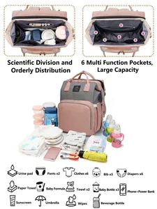 Mochila <span class=keywords><strong>de</strong></span> Moda para Pañales <span class=keywords><strong>de</strong></span> Bebé, Bolsa <span class=keywords><strong>de</strong></span> Viaje para el Cuidado del Bebé, Mochila <span class=keywords><strong>de</strong></span> Hombro con Diseño <span class=keywords><strong>de</strong></span> Dibujos Animados - Product Image 5