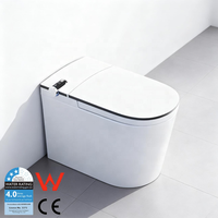Inodoro Inteligente de Cerámica con Certificación Australian Watermark, Control Remoto, Forma Alargada, Drenaje en Forma de S, Asiento con Calefacción