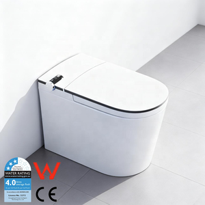 Inodoro Inteligente de Cerámica con Certificación Australian Watermark, Control Remoto, Forma Alargada, Drenaje <span class=keywords><strong>en</strong></span> Forma de S, Asiento con Calefacción - Product Image 1