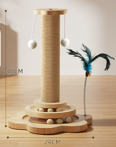 ที่ลับเล็บแมวแบบติดผนังสำหรับแมว ทำจากกระดาษแข็ง - Product Image 3