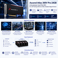 Kartu Analisis Video Atlas 300V 24GB PCIe AI Accelerator untuk Server Inferensi AI TaiShan 200 Pro 2280