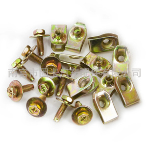 Boulons M6 pour capot moteur, couvercle de protection inférieur et revêtement de pare-chocs, attaches métalliques à usage général 0571 - Product Image 1