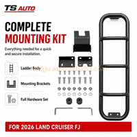 Échelle de hayon CYS pour Land Cruiser FJ Cruiser 2026, échelle d'accès au toit de la porte arrière, en acier robuste avec matériel de montage