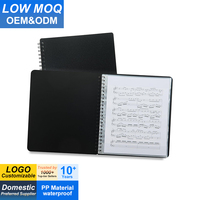 Carpeta para Partituras con 40 Fundas de Doble Cara, Capacidad para 80 Páginas, Organizador con 40 Bolsillos, Porta Partituras