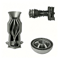 Pièces métalliques imprimées en 3D sur mesure en acier inoxydable 316L, aluminium, titane, cobalt, chrome, usine d'impression 3D DMLS pour dispositifs médicaux