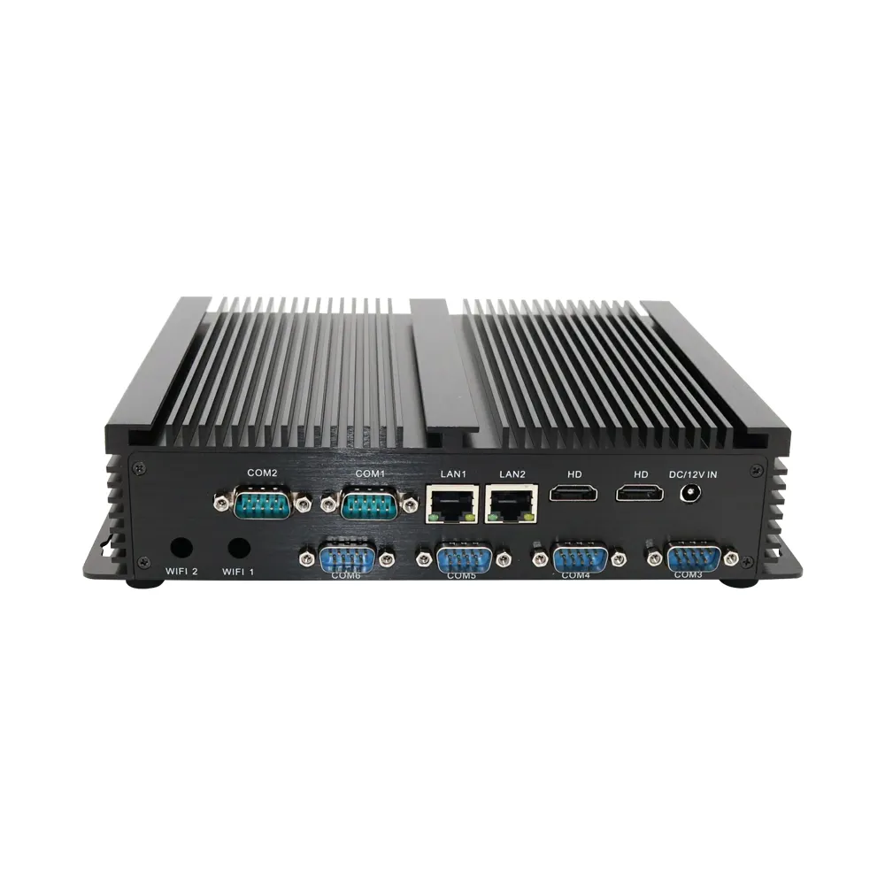 EGLOBAL Intel Core I7 I5 I3 RS232/485 COM 2xLAN 2*HD-MI Win10/Linux Fanless Industrial Computer Support Auto Power On/PXE