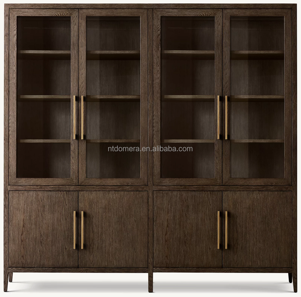 エレガントなアンティークキュリオキャビネットソリューションのための