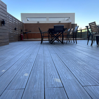 Hohlkammer-Verbundbodenplatten Pflegeleichte Garten-Schwimmbad Nahtlose Terrassendielen Fabrik Großhandel WPC-Terrassendielen