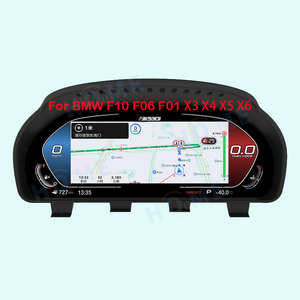 Tableau de bord numérique LCD pour voiture, panneau d'instruments virtuel, compteur de vitesse pour <span class=keywords><strong>BMW</strong></span> Série 5, 6, <span class=keywords><strong>7</strong></span>, F10, F06, F01, X3, X4, X5, navigation GPS - Product Image 2