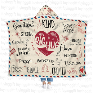 Manta usable con capucha <span class=keywords><strong>para</strong></span> <span class=keywords><strong>mi</strong></span> mamá Carta Correo aéreo Manta con capucha <span class=keywords><strong>de</strong></span> lana Mejor Día <span class=keywords><strong>DE</strong></span> LA <span class=keywords><strong>MADRE</strong></span> Regalos <span class=keywords><strong>de</strong></span> <span class=keywords><strong>cumpleaños</strong></span> <span class=keywords><strong>de</strong></span> Navidad <span class=keywords><strong>para</strong></span> mamá - Product Image 5