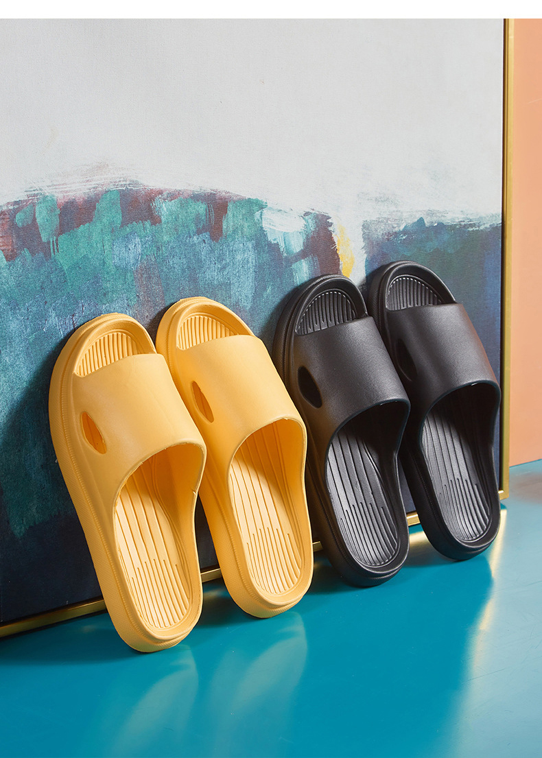 Summer Bathroom Slippers Soft Anti-skid Indoor Slides Shoes Ladies House Slippers
