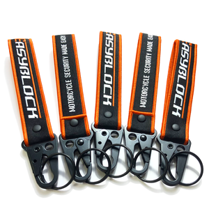 <span class=keywords><strong>2025</strong></span> New arrivals Chất lượng cao tùy chỉnh dệt móc khóa thêu thẻ chìa khóa và clip giữ chìa khóa hoặc quà tặng - Product Image 1