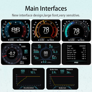 Medidores de presión de combustible para coche, accesorio Universal <span class=keywords><strong>Hud</strong></span> Head Up Display Obd S450 OBD2 - Product Image 4