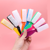 Cepillo Profesional Largo de Plástico para Limpiar Polvo de Uñas, Accesorio de Manicura para Arte de Uñas Acrílicas, OEM