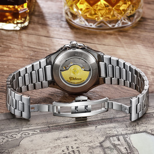 Relojes Mecánicos Automáticos de Lujo, Relojes de Diseño de Acero Inoxidable con Tourbillon, Resistentes al Agua, con Esfera de Agujas, Joyería para Mujer - Product Image 6