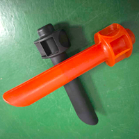 Poignée en polycarbonate PC moulée par injection sur mesure, production par moulage par injection avec service de soudage par ultrasons