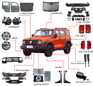 Accessori Auto GWM Tank 300, Parti di Ricambio, Kit Carrozzeria, Sistemi, Parafanghi, Assemblaggio Motore e Altri Componenti Auto - Product Image 1