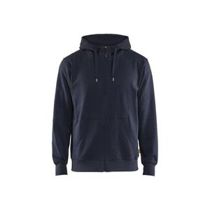 BLAKLADER - 336611588600S Sudadera con cremallera Azul marino oscuro-EAN 7330509910931 WORK HOODIES - Product Image 5
