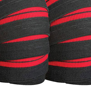 Bandes de genou pour haltérophilie, support robuste pour squats et équipement de levage, avec soutien de genou haute résistance pour l'entraînement - Product Image 5