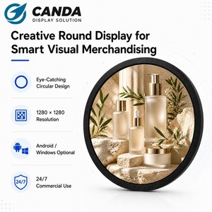 Moniteur publicitaire mural LCD 23,6 pouces haute luminosité pour animation, avec prise en charge du texte, idéal pour les points de vente en libre-service et les magasins de détail - Product Image 3