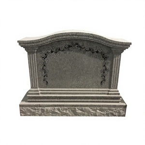 Croix en granit noir, pierre tombale en granit, monuments funéraires en forme de croix, croix funéraires en granit en gros, motifs de croix en granit, design moto - Product Image 6