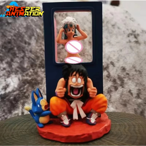 Figuras de Acción HESPER Dragon: Yamcha Escondida Observando a <span class=keywords><strong>Bulma</strong></span> Bañándose, Divertido Modelo de PVC, Adornos de Colección para Escritorio, Muñecas, Regalos, Juguetes - Product Image 1