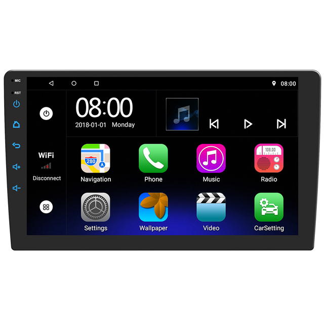 Car Stereo 6+128g 9 Inch Android 10 Car DVD Player for GPS DSP EQ RCA With Universal Radio Audio Android Head Unit
