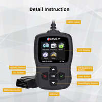 Escáner OBD2 CGSULIT SC301, Lector de Códigos, Herramientas de Diagnóstico, Lee y Muestra Datos para Autos Universales