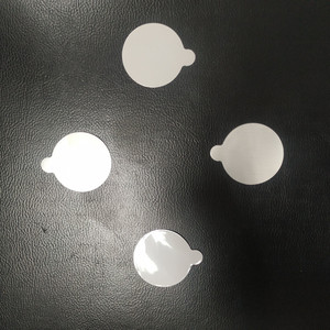 Revestimiento de sellado de papel de aluminio Tapa de junta con <span class=keywords><strong>grifos</strong></span> de tracción Taza de jugo de té Envasado de alimentos <span class=keywords><strong>Tapas</strong></span> de papel de aluminio de inducción de fácil pelado Revestimientos de sellado - Product Image 3
