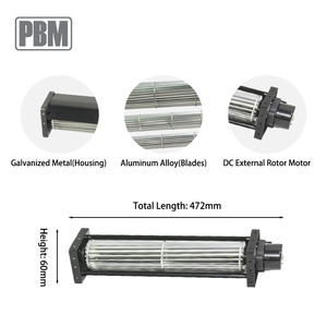 China Manufacturer's Factory Price <strong>Blower</strong> Kit Heat Pump Fan for <strong>Gas</strong> Fireplace OEM Customizable 24VDC 118.88CFM 5-Year Warranty - Product Image 2