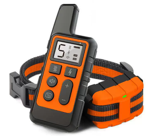 Collar de entrenamiento para perros JiaBei con modos de vibración, descarga eléctrica y sonido, recargable, de nailon, para control de ladridos. - Product Image 6